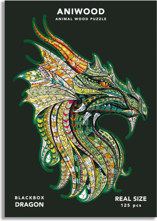 Image du produit Aniwood Puzzle motif dragon (M) (150 pièces)