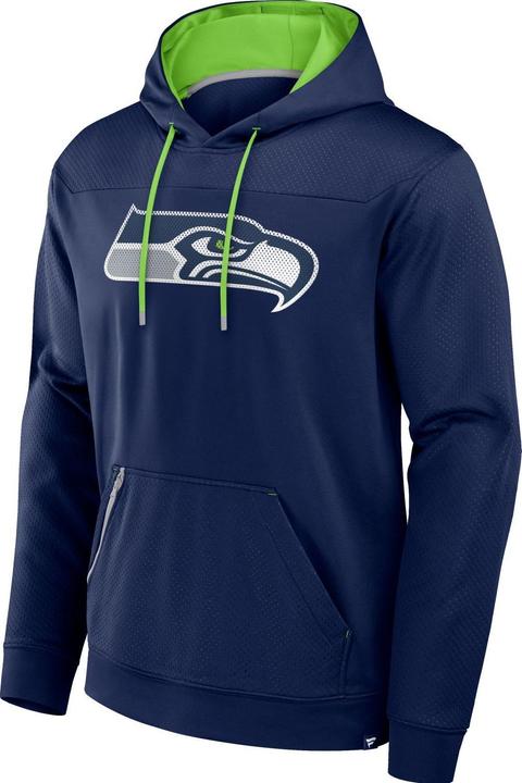 Fanatics Seattle Seahawks Defender Dotted NFL Hoody navy - XL (XL)