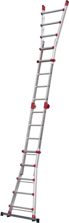 Produktbild Hailo Mulitfunktions-Teleskopleiter (Stehleiter, Teleskopleiter, Mehrzweckleiter, 24 cm)