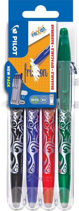 Pilot FriXion Ball (Rot, Grün, Blau, Schwarz, 4 x)