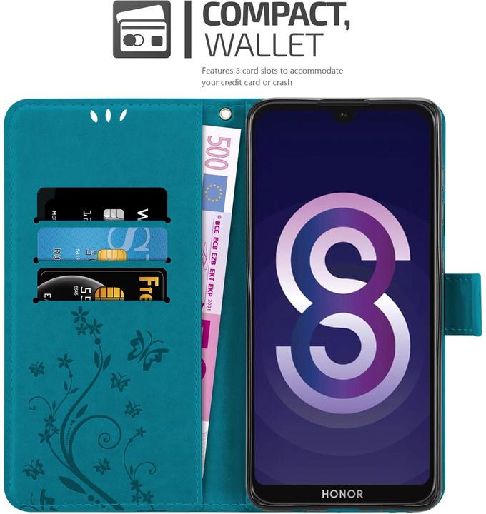 Immagine prodotto Cadorabo Copertina del libro di fiori (Huawei Y5 (2019), Onore 8s)