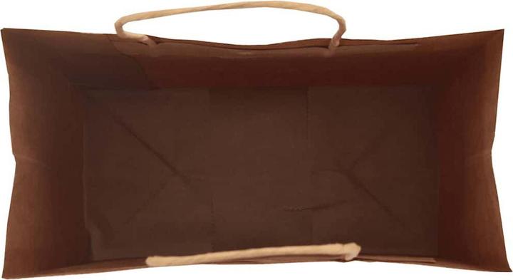 Produktbild VidaXL Kraftpapiertüten 50 Stk. mit Henkel Braun 32x17x44 cm Papiertüte (Geschenktüte, 50 x)