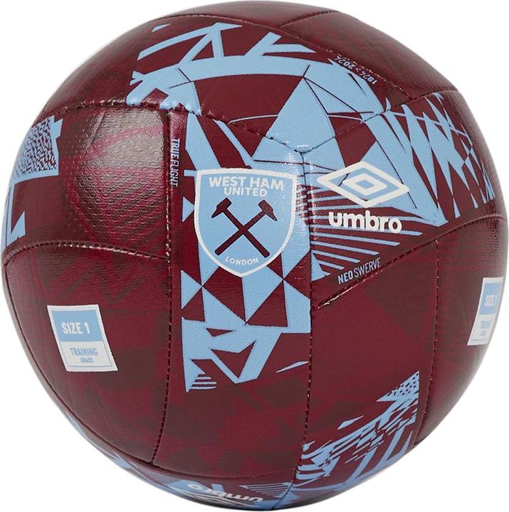 Actual product image Umbro 24/25 Neo Swerve West Ham United FC Mini Football (1)