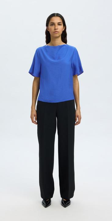 Actual product image Selected Femme Viskosemix Oberteil mit kurzen Ärmeln (40)