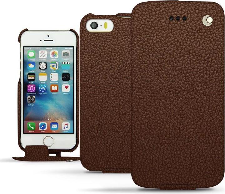 Actual product image Noreve Leather cover vertical (Apple iPhone SE)
