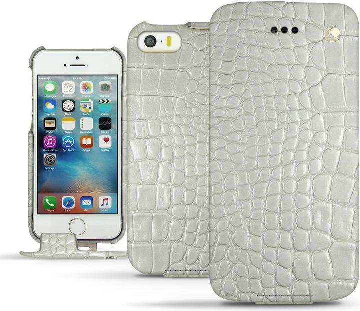 Actual product image Noreve Leather cover vertical (Apple iPhone SE)