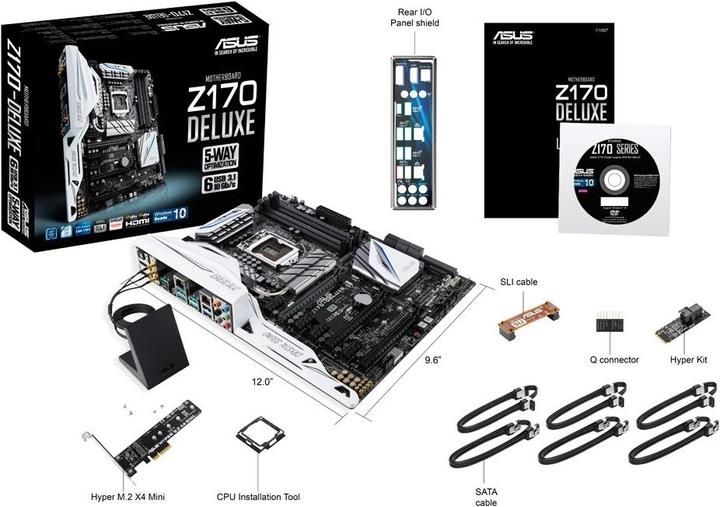 Immagine prodotto ASUS Z170-Deluxe (LGA 1151, Intel Z170, ATX)