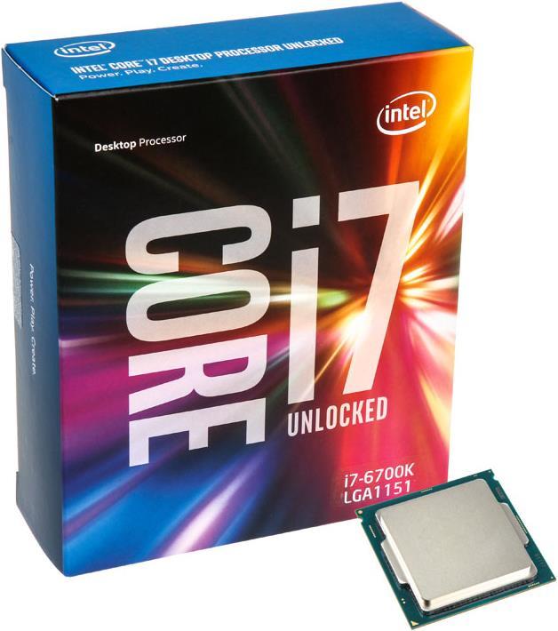 Actual product image Intel Corei76700KBOX (LGA 1151, 4 GHz, 4 -Core)