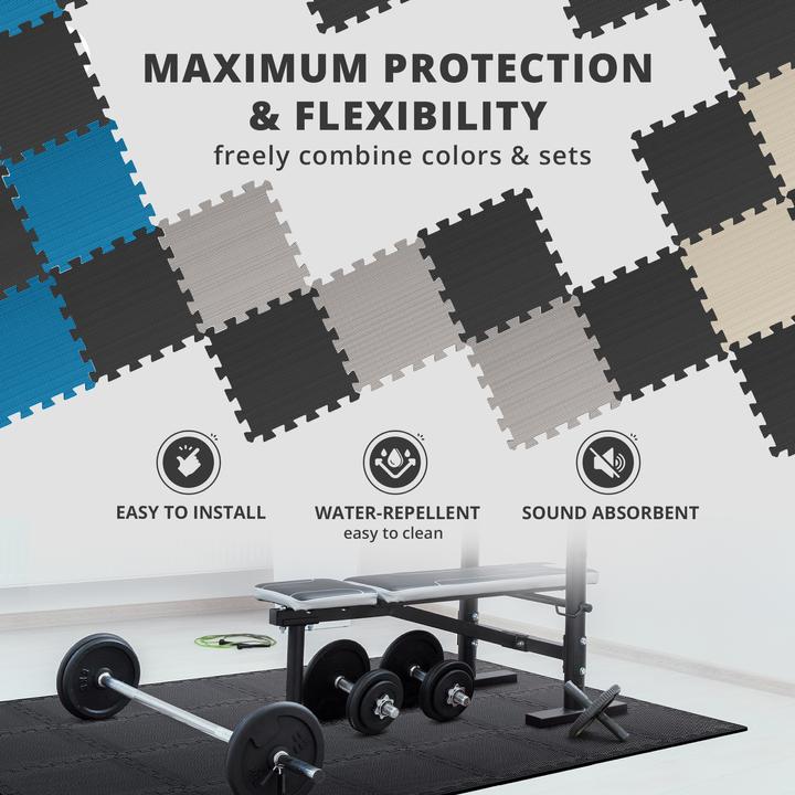 Actual product image BeMaxx Protective puzzle mat set (1 cm)
