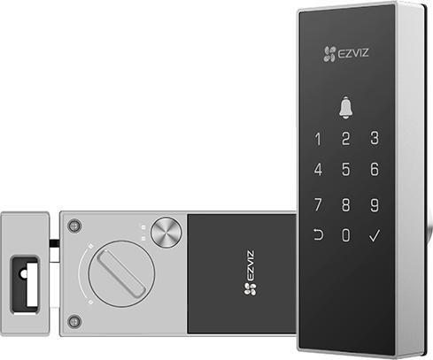 Produktbild EZVIZ Intelligentes digitales Schloss DL03 in schwarzer Farbe