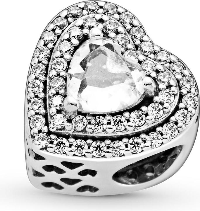 Immagine prodotto Pandora Scintillante cuori livellati Charms/Beads (Argento 925)