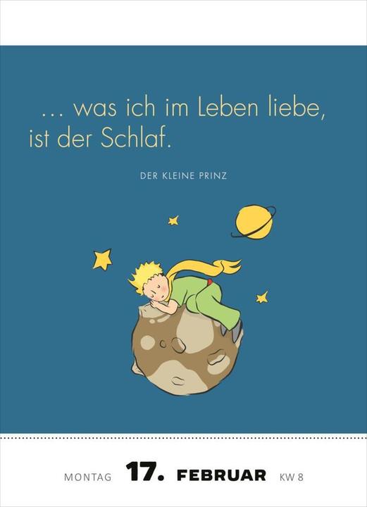 Produktbild Abreisskalender Kl.Prinz 1t/Seite (10 x 14 cm, Harter Einband, Deutsch)
