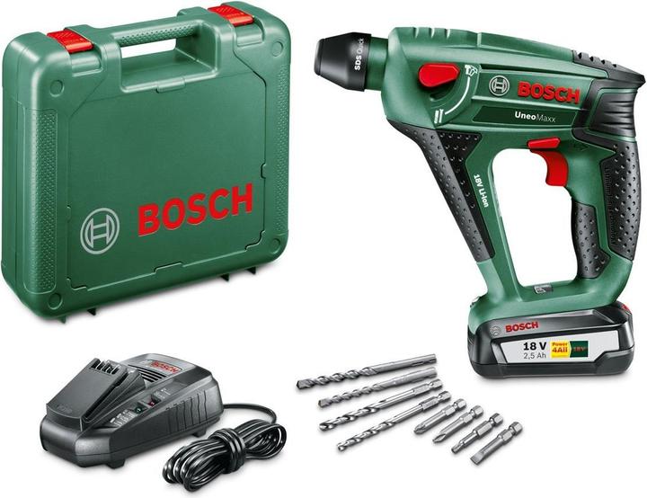 Bosch Home & Garden Uneo Maxx, 1 pile (Fonctionnement sur batterie)