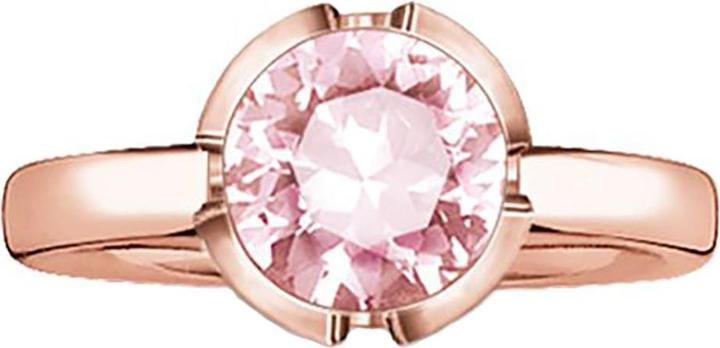 Thomas Sabo Ring rosa Zirkonia rosè vergoldet TR2034-540-9 (54, 925 Silber)