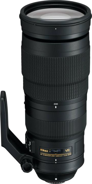 Nikon AF-S Nikkor 200-500mm f/5.6E ED VR (Nikon F, Full-frame)