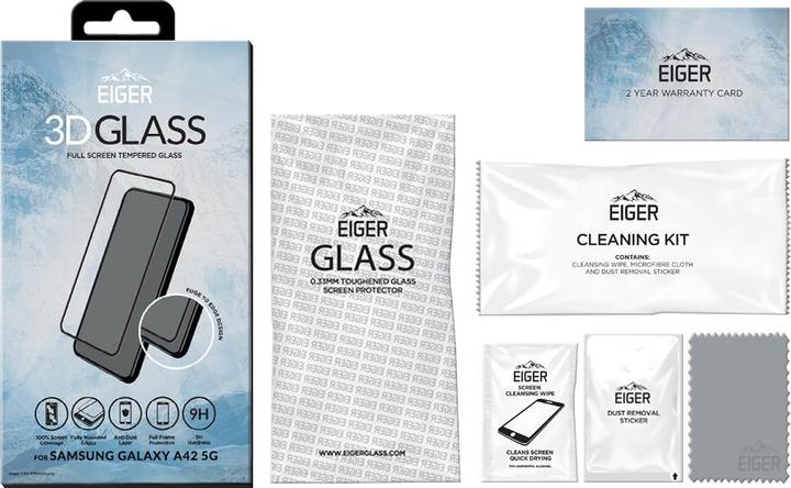 Produktbild Eiger Mountain Glass Clear Edge (1 Stück, Samsung Galaxy A42 5G)
