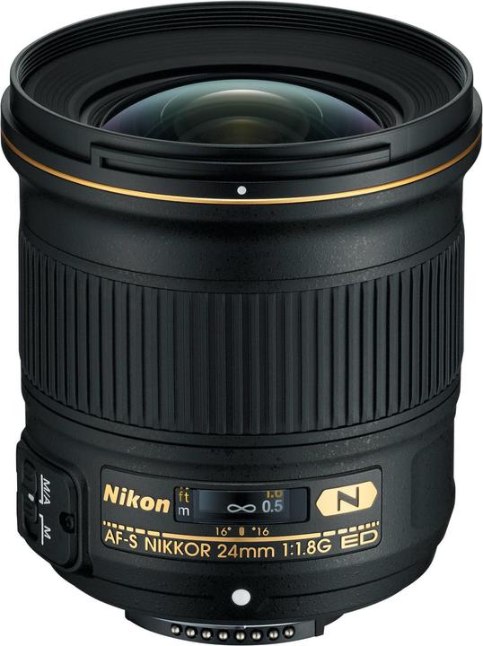 Nikon AF-S Nikkor 24mm f/1.8G ED (Nikon F, Full-frame)