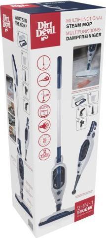 Image du produit Dirt Devil Steam-mop 1300W 230V DD7004 (0.80 bar, 1300 W)
