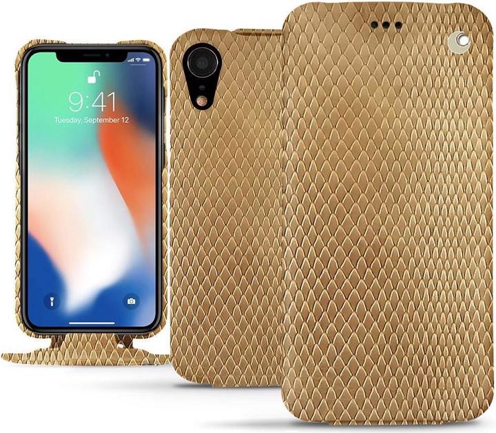 Actual product image Noreve Leather cover vertical (Apple iPhone XR)