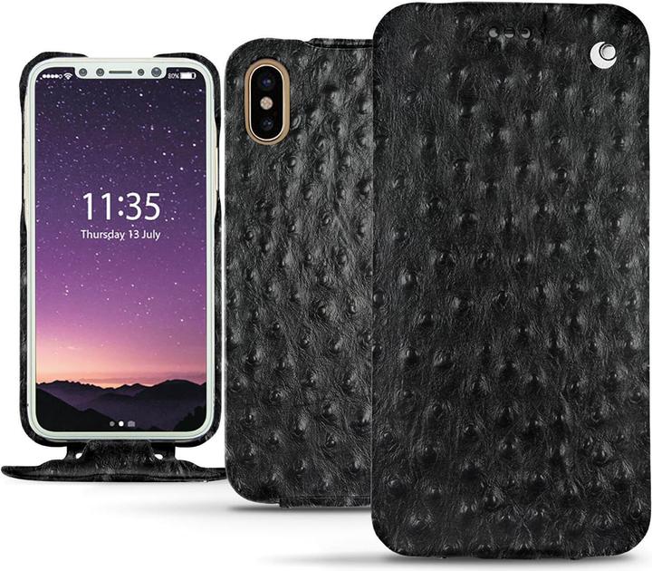 Actual product image Noreve Leather cover vertical (Apple iPhone XS)