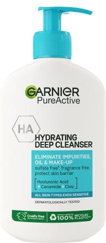 Actual product image Garnier Pure Active Hydrating Deep Cleanser - Cleansing Gel - 250ml (Gel, 250 ml)