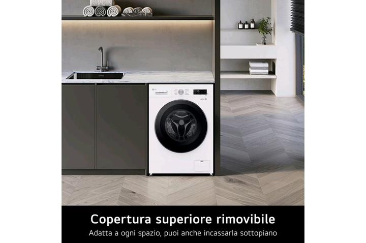 Actual product image LG F4NX1008NWK 8 Kg Washing Machine Class A (8 kg, Left)