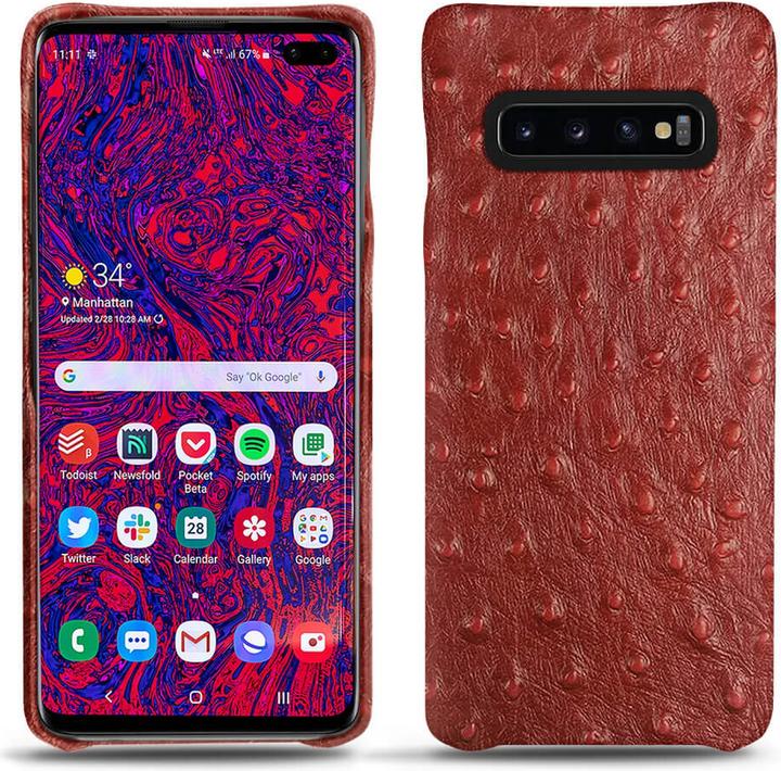 Actual product image Noreve Leather cover (Samsung Galaxy S10 5G)