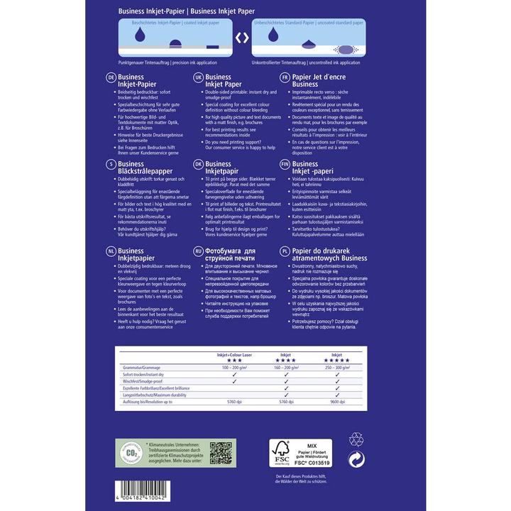 Produktbild Avery Superior Inkjet Papier (150 g/m², 100 x, A4)