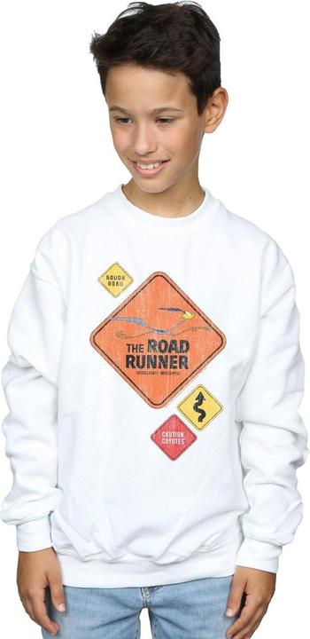 Produktbild Looney Tunes Road Runner Road Sign Sweatshirt Jungen (128)