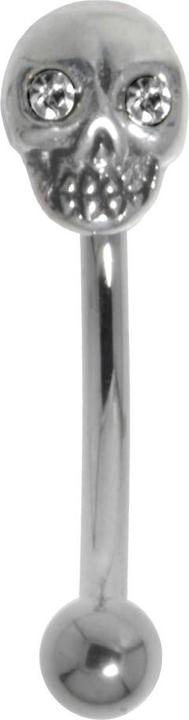 Immagine prodotto Bijouteria Piercing sopracciglio (Acciaio chirurgico 316L, Vetro (di orologio), Argento 925)
