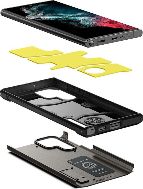 Actual product image Spigen Tough Armor (Samsung Galaxy S22 Ultra)