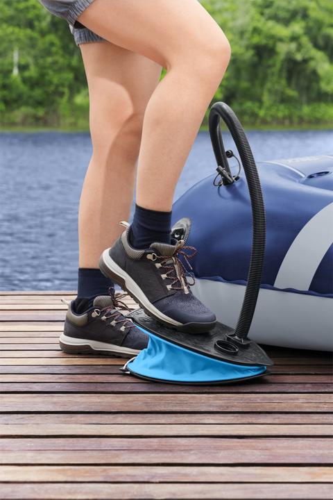 Image du produit Bestway 62004 / 24 Pompe à air à pied Noir, Bleu Bateaux pneumatiques