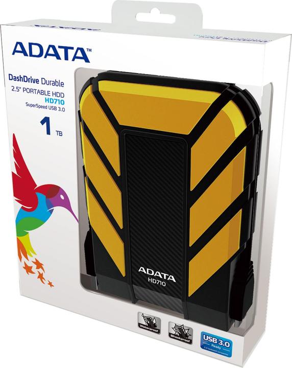 Actual product image Adata DashDrive Durable HD710 (1 TB)