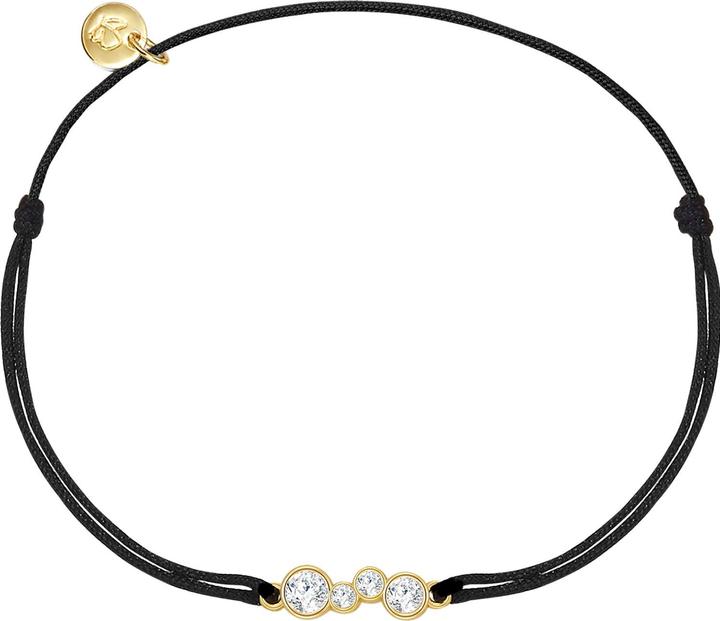 Immagine prodotto Glanzstücke München Donna Argento Zirconia Oro Giallo 15,0 - 22,0 cm, regolabile - 26669 (22 cm, Argento)