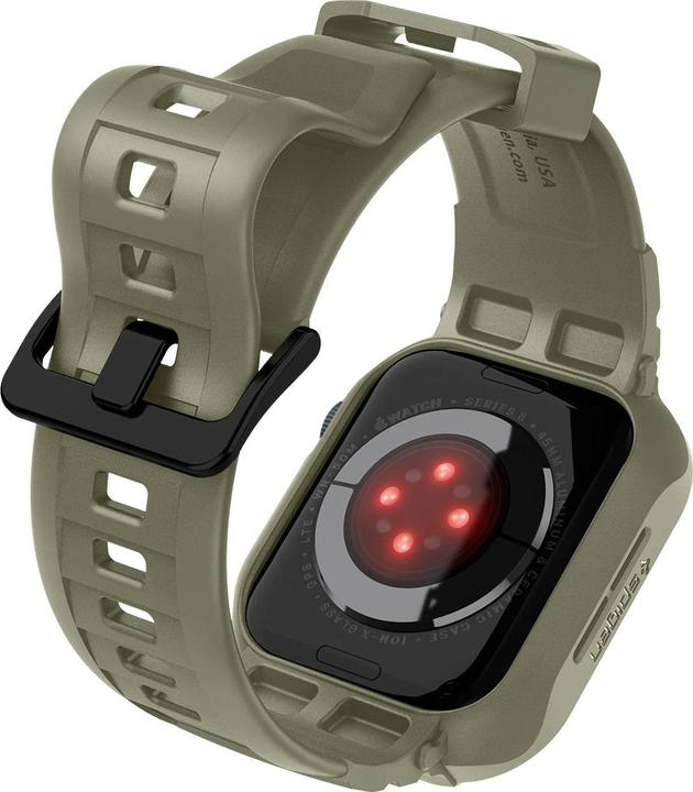 Produktbild Spigen RUGGED ARMOR?PRO? APPLE WATCH 4 / 5 / 6 / 7 / 8 / SE (44 / 45 MM) VINTAGE KHAKI (44 mm, 45 mm, Thermoplastisches Polyurethan (TPU))