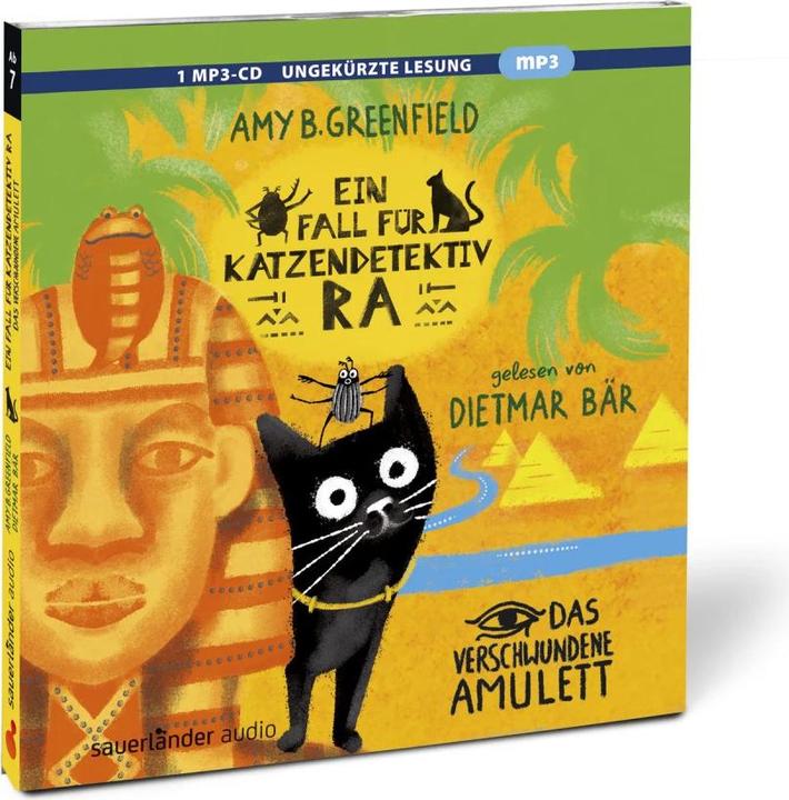 Actual product image A case for cat detective Ra - The missing amulet (Birgitt Kollmann, Sarah Horne, Dietmar Bear, Amy Butler Greenfield, German)