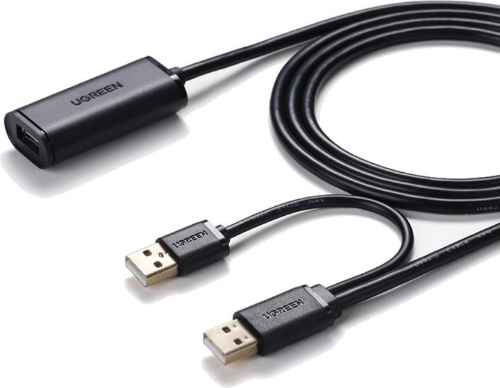 Actual product image Ugreen USB 2.0 Extension Cable with Repeater Signal Booster (10 m, USB 2.0)