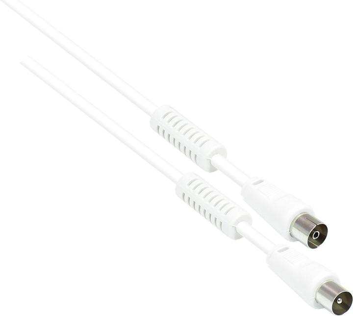 Produktbild Good Connections SAT Antennenkabel, Koax Stecker an Koax Buchse, 2x Mantelstromfilter (Ferritkern), Doppelschirmung (Antennenkabel)