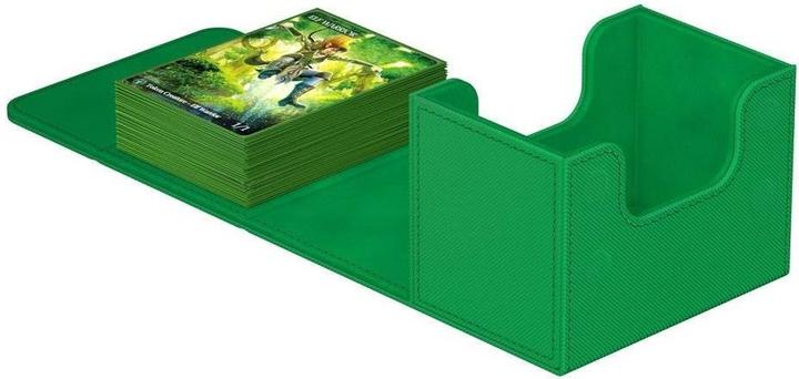 Produktbild Ultimate Guard Kartenbox XenoSkin Sidewinder Monocolor 80+ Grün