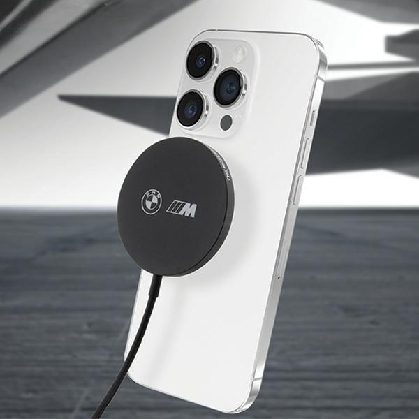 Produktbild BMW ład. indukcyjna BMCBMSPLK 15W MagSafe czarny/black M Edition (15 W)