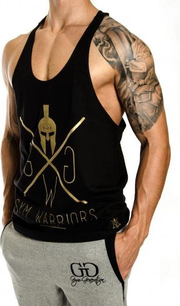 Actual product image Gym Generation Warriors Stringer BLACK (S)