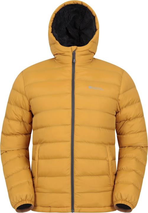 Immagine prodotto Mountain Warehouse Giacca imbottita Seasons Uomo foderata in pelliccia sintetica (XXS)