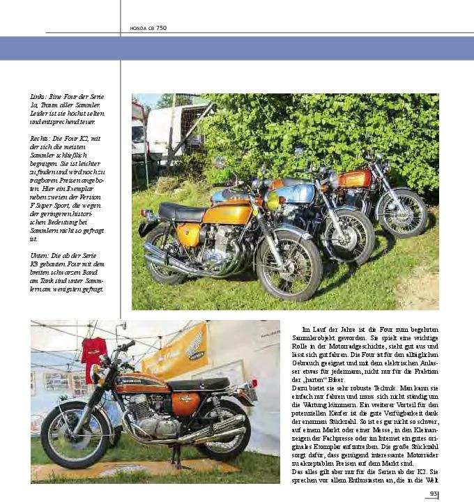 Produktbild Honda CB 750 Four (Deutsch, Giorgio Sarti, 2014)