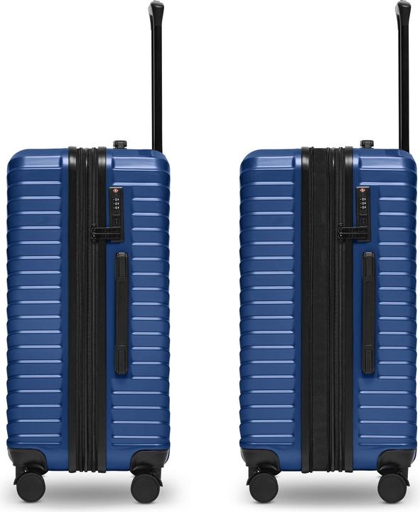 Actual product image Redolz Essentials 18 4-wheel suitcase set 3-piece with stretch fold (120 l, XL (from 140l))
