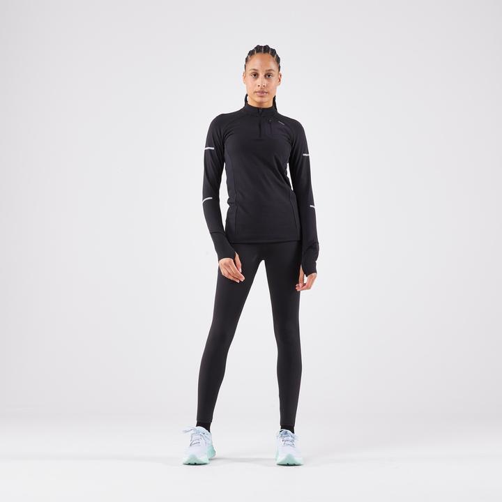 Image du produit Kiprun Maillot de course à manches longues femme - Warm Light noir (42)