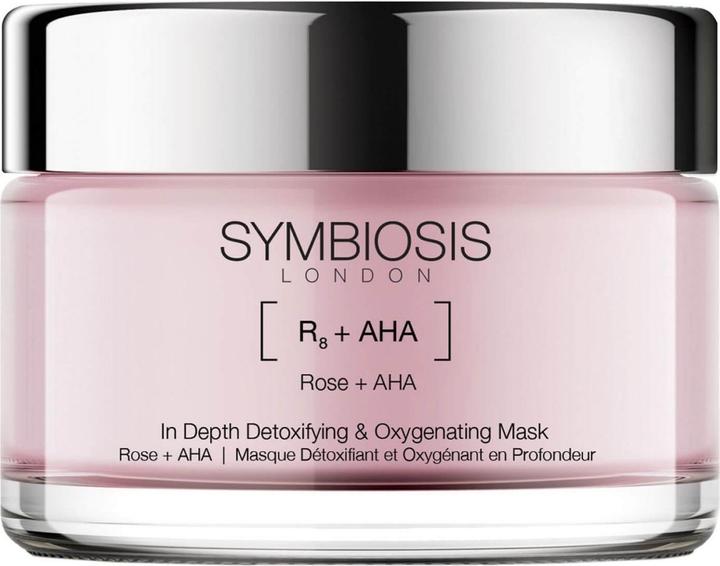 Actual product image Symbiosis Rose + AHA) Deep Detox & Oxygenate Mask (50 ml)