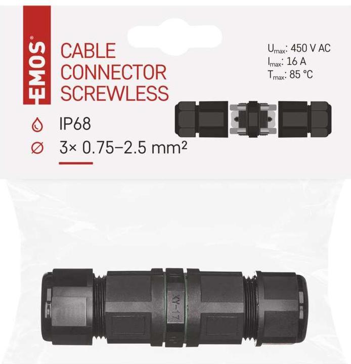 Image du produit Emos Fiche de connexion IP68