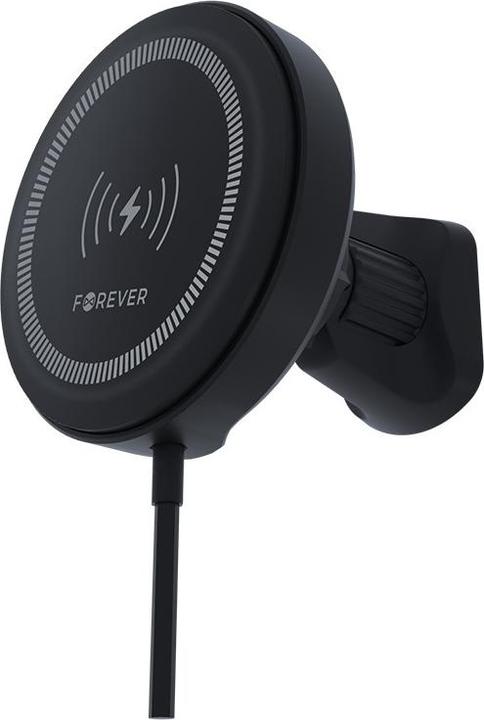 Actual product image Forever car holder for air vent MACH-300 magnetic with wireless charging black Qi2 15W