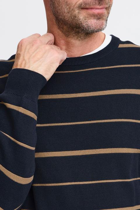 Actual product image FQ1924 FQKYLE reversed strip crewneck neck 21900702 (M)