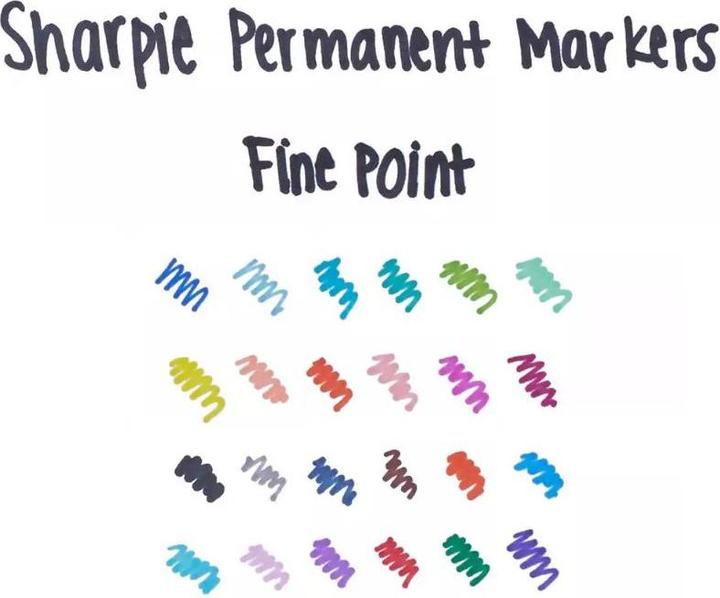 Immagine prodotto Sharpie Feiner Permanentmarker (Nero, 1 mm, 1 x)